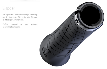 SQlab 711 MTB Griffe – Langstrecke & Race, ergonomisch gedämpft, Innerbarend-ready, S/M/L