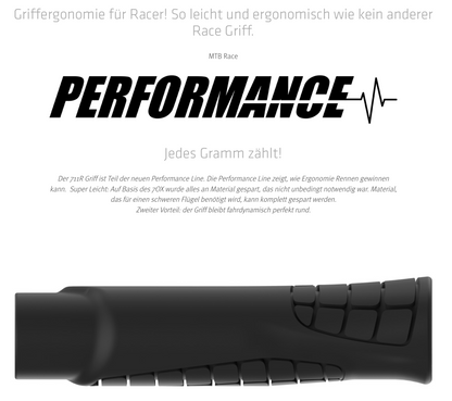 SQlab 711R Race Griffe – ultraleicht ab 59 g, ergonomisch, MTB XC/Race, S–XL