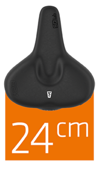 SQlab 621 M-D® active 2.1 – City-Komfortsattel mit 85 % Entlastung & Active Comfort Switch