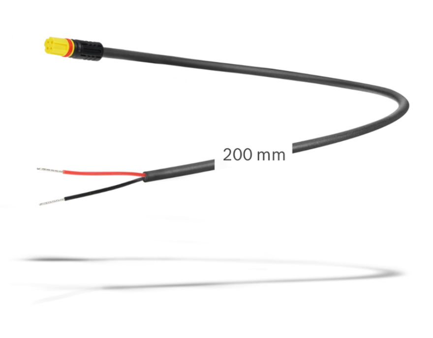 BOSCH E-Bike Kabel für Stromversorgung 3rd Party "HPP" (BCH3350) - 200mm oder 1.400mm Länge