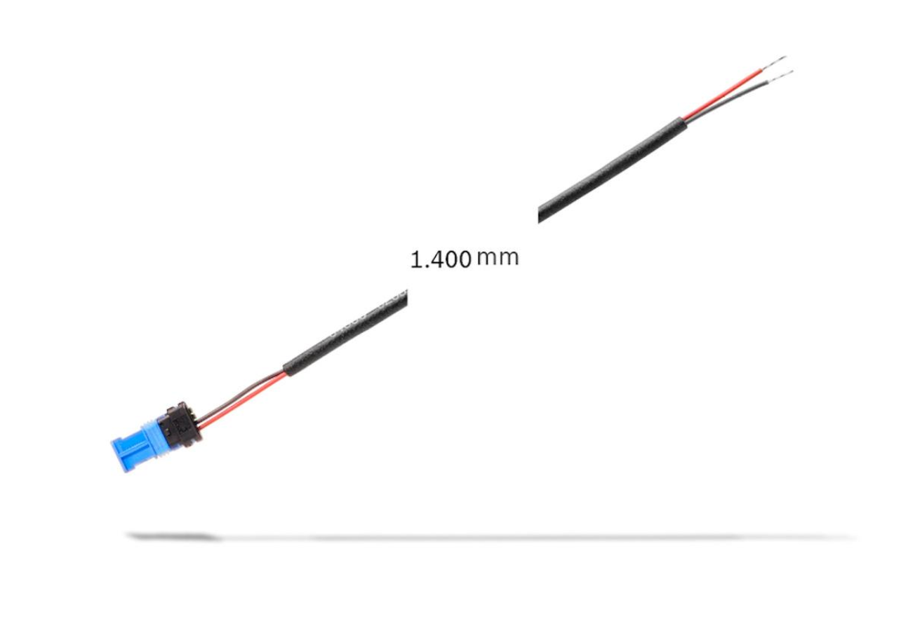 BOSCH E-Bike Kabel für Stromversorgung 3rd Party "4. Generation" (BDU4XX) 200mm oder 1.400mm Länge