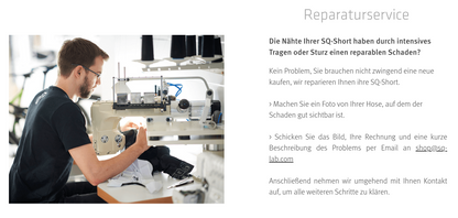 SQlab ONE10 Short – Unisex Unterziehhose mit SQ-Pad 10 für Alltag & aufrechte Sitzposition