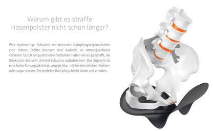 SQlab ONE10 Short – Unisex Unterziehhose mit SQ-Pad 10 für Alltag & aufrechte Sitzposition