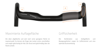 SQlab 312 R Carbon Rennradlenker – ergonomisch, ultraleicht, 10° Frontsweep, Di2 ready