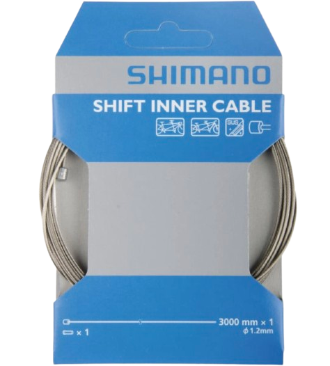 Shimano Tandem Schaltinnenzug 300 cm – Edelstahl 1,2 mm, extra lang