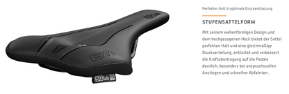 SQlab 611 ERGOWAVE® active 2.1 – MTB-Sattel für Trail & Down Country mit Active-System