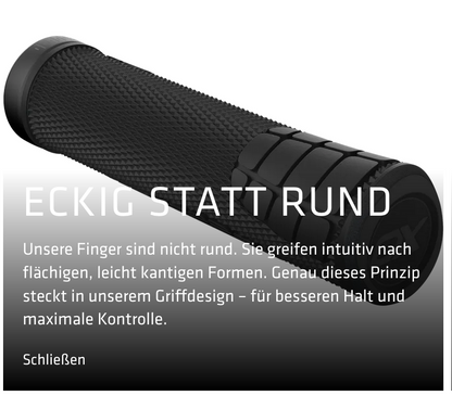 SQlab 7OX 2.0 Griffe – Gravity & Downhill, maximaler Grip, S/M/L, innenliegende Klemmung