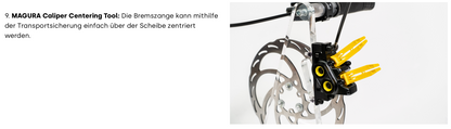 MAGURA GUSTAV PRO Transportsicherung – Bleed Block & Service-Tool für Bremssattel/Griff