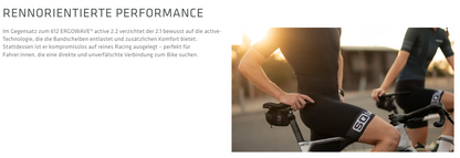 SQlab 612 ERGOWAVE® 2.1 Rennradsattel ergonomisch Road MTB Race Sattel Performance leicht Unisex 12–16 cm