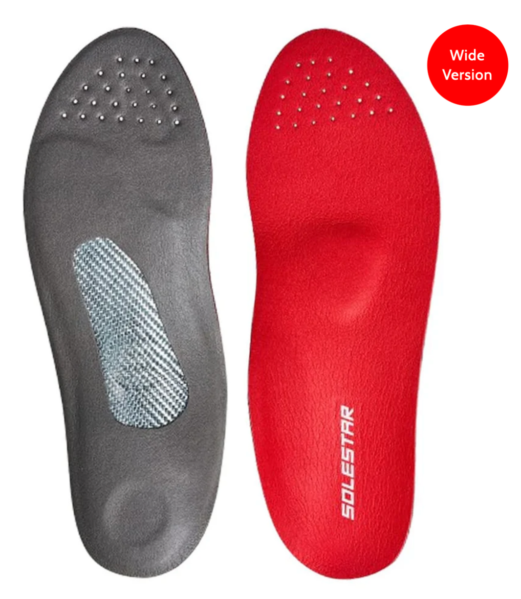 SOLESTAR KONTROL 2 WIDE Einlegesohlen – für breite Radschuhe, mehr Komfort & stabile Kraftübertragung
