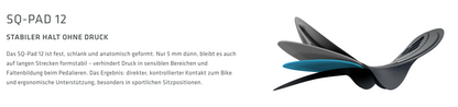 SQlab SQ-Shorts ONE12 2.0 Women Damen Radhose Trägerhose Road Bike SQ-Pad 12 2.0 Slim Fit