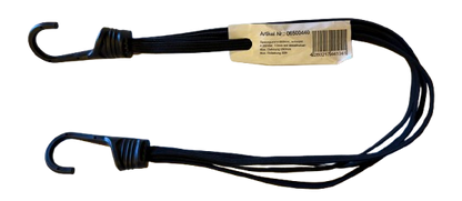 BIKE TEC Spanngummi mit 4 Einzelgummis und Metallhaken universell verwendbar schwarz - Original