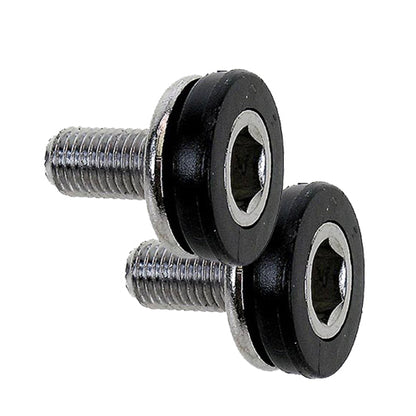 Kurbelbefestigungsschrauben M8 – Paar für 4-Kant & Powerspline Innenlager inkl. Abdeckkappen