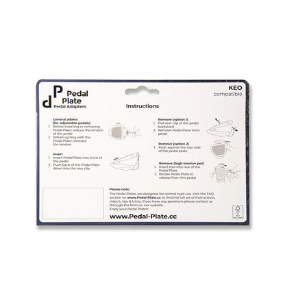 Pedal Plates Adapter für Look KEO – Klickpedale schnell zu Flatpedalen umrüsten