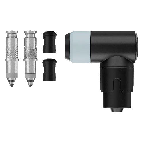 SCHWALBE Clik Valve Set DV – Ventil-Umrüstkit mit Pumpenkopf oder Adapter, SCV Klicksystem