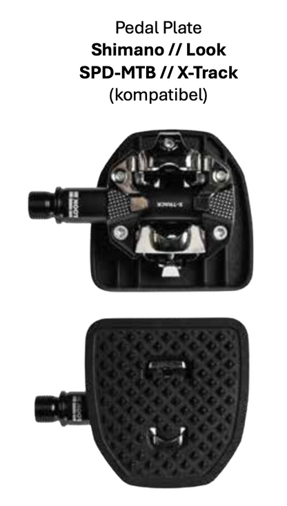 Pedal Plates Adapter für Shimano SPD-MTB – Klickpedale flexibel als Flatpedale nutzen