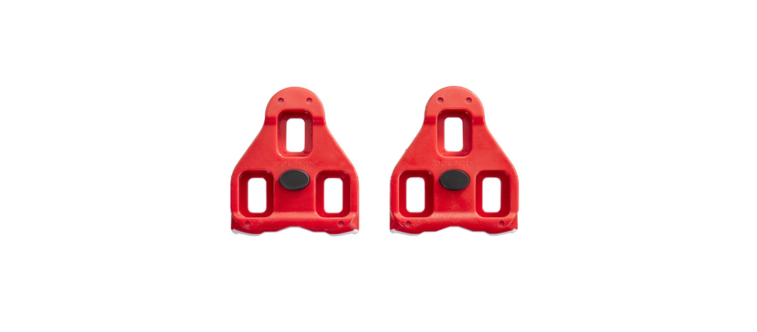 LOOK DELTA Pedalplatten rot – sicherer Ausstieg, Memory-Positionierer, Rennrad-Cleats