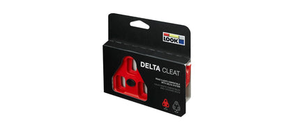 LOOK DELTA Pedalplatten rot – sicherer Ausstieg, Memory-Positionierer, Rennrad-Cleats