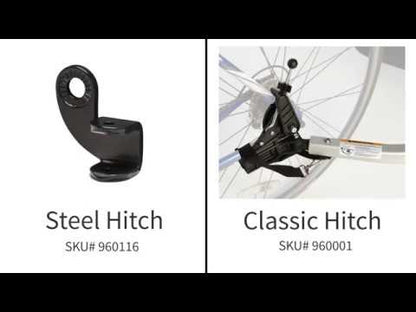 BURLEY Fahrradanhänger-Kupplung "Standard", Stahl, Schwarz mit Ø 12,2mm Bohrung