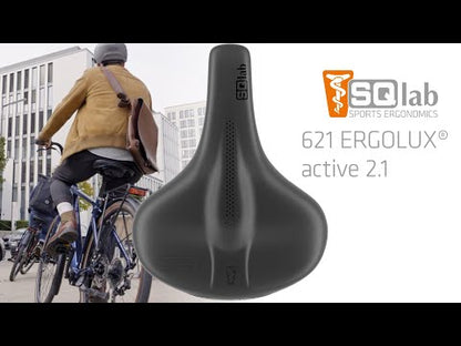 SQlab 601 2.0 – Weicher City- & Trekking-Sattel für kurze Strecken bis 45 Minuten