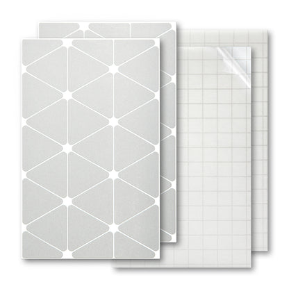 Luxshield Reflektor-Sticker "Dreieck-Design" in Schwarz oder Weiß aus reflektierender Hochleistungsfolie > Made in Germany