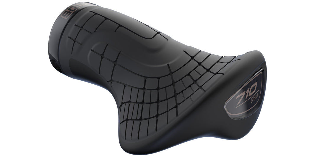 SQlab 710 Short Griffe – ergonomisch, für Drehgriffschaltung, Rohloff/Nexus/Alfine, S–L