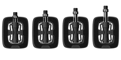 SQlab 502 active Pedal – kniefreundliches ACTIVE-Flatpedal mit 10° Bewegungsfreiheit, StVZO