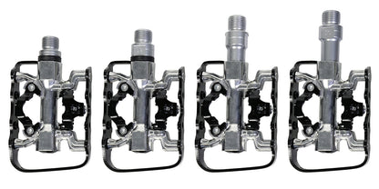 SQlab 502 Kombipedal SPD & Flat – ergonomisch mit 4 Achslängen, Trekking & E-Bike geeignet