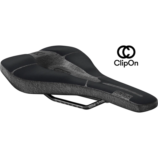 SQlab Sattel "60X ClipOn Infinergy ERGOWAVE active 2.1" ideal für MTB All Mountain & Enduro & Gravel in 13 bis 17cm