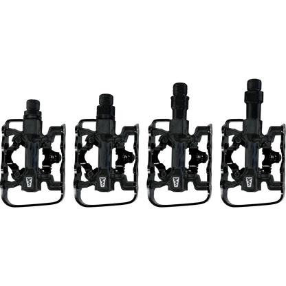 SQlab 510 Kombipedale Flat & SPD – ergonomisch mit 4 Achslängen, Trekking & E-Bike geeignet