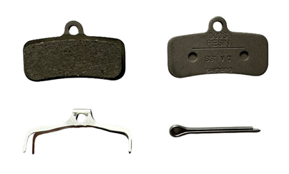 Shimano Scheibenbremsbeläge D03S Resin – für Shimano 4-Kolben (XT, SLX, Deore, Saint, Zee)