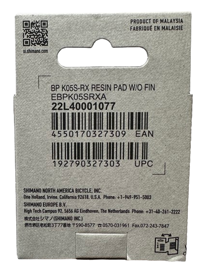 Shimano Scheibenbremsbeläge K05S Resin – für Shimano Rennrad & Gravel 2-Kolben