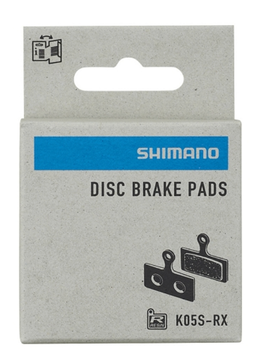 Shimano Scheibenbremsbeläge K05S Resin – für Shimano Rennrad & Gravel 2-Kolben