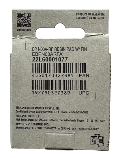 Shimano Scheibenbremsbeläge N03A Resin Ice-Tech – für Shimano 4-Kolben (XT, SLX, XTR)