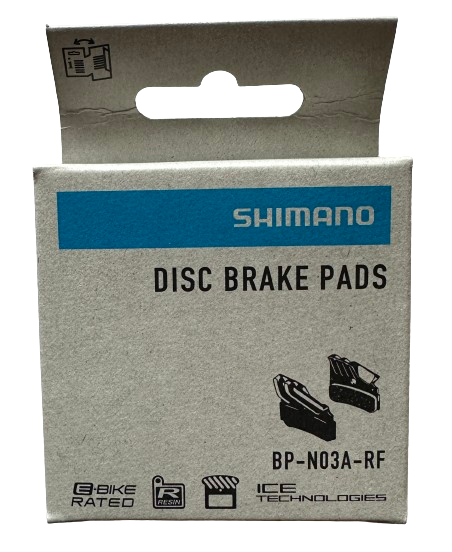 Shimano Scheibenbremsbeläge N03A Resin Ice-Tech – für Shimano 4-Kolben (XT, SLX, XTR)