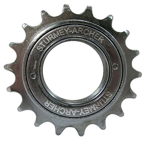 STURMEY-ARCHER Single-Speed Schraubkranz mit Freilauf für 1/8" Kette Version: BC 1.37 x 24TPI (großes Gewinde-Standard) mit 16 bis 22 Zähne - Original