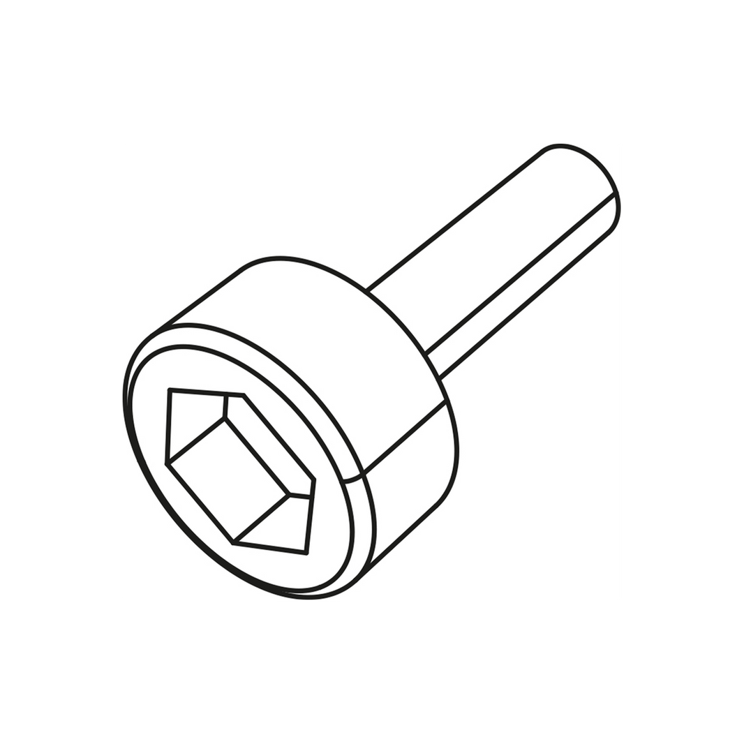 BOSCH Sicherungsschraube Intuvia 100 – Blockierschraube für Das Smarte System (ab MJ 2023)