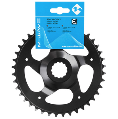 SAMOX Direct Mount Kettenblatt für BOSCH E-Bike Gen3 – 47 mm Kettenlinie, schwarz