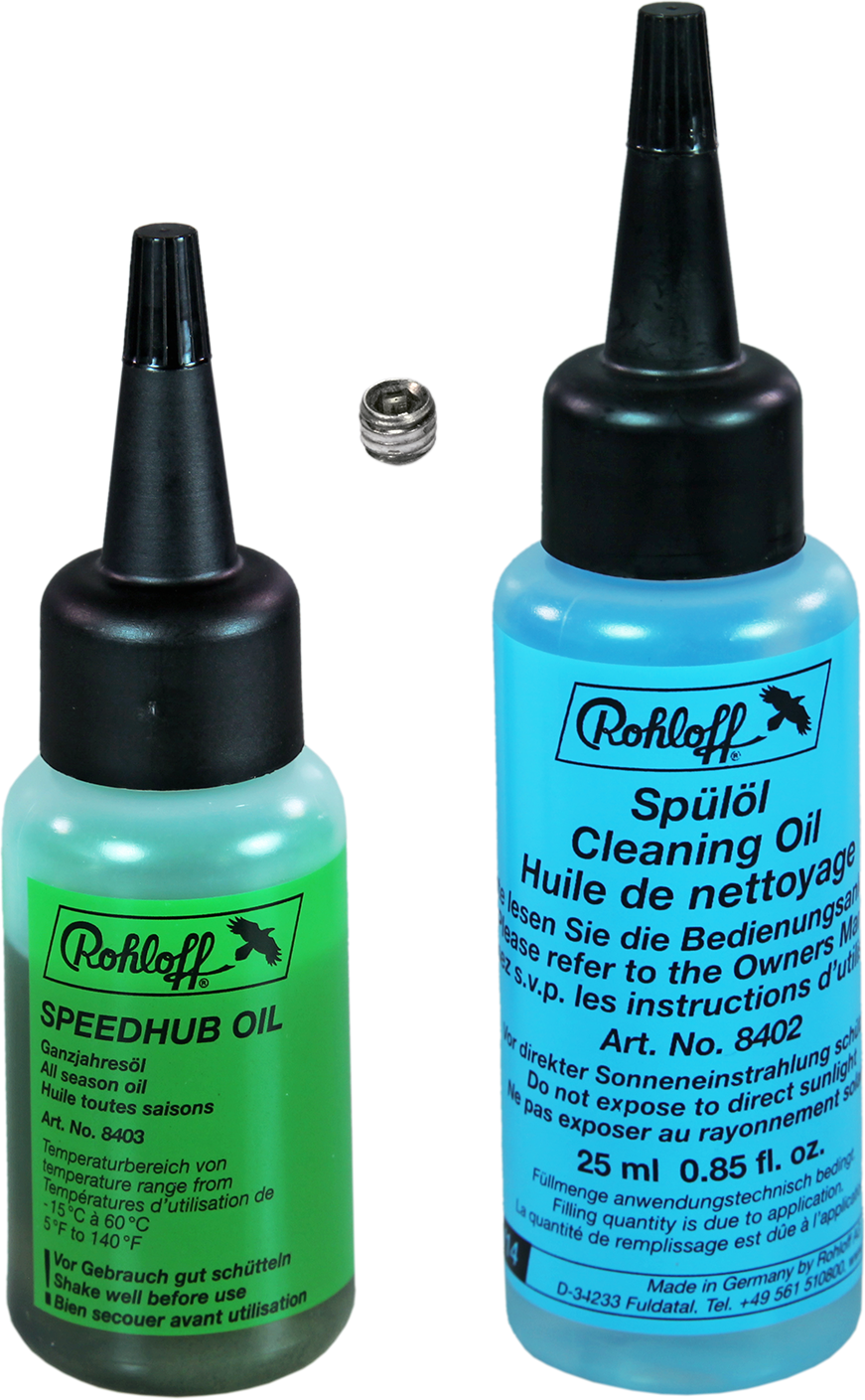 ROHLOFF Getriebeöl - "Oil of Speedhub" Öl-Set für Ölwechsel inkl. Ölablassschraube - Original > 8411