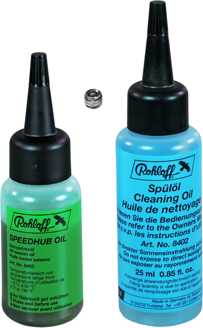 ROHLOFF Getriebeöl - "Oil of Speedhub" Öl-Set für Ölwechsel inkl. Ölablassschraube - Original > 8411