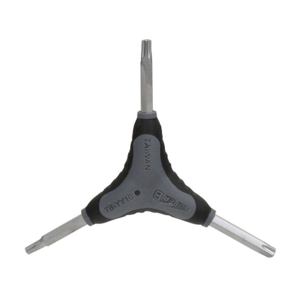 SuperB TORX TB-YY10 Y-Schlüssel T25 T30 T40 – Drei-Arm-Werkzeug mit rutschfestem Griff