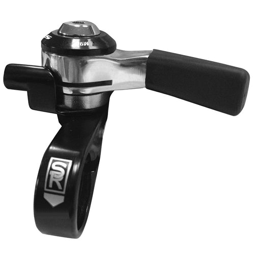 SunRace SLM96 Daumenschalthebel 8-fach rechts – Index, Aluminium, inkl. Schaltzug