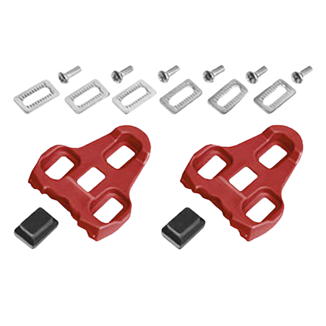 ASISTA Pedal-Schuplatten Set für LOOK-Pedal "KEO" mit 9°, 7°, 4,5° oder 0° Bewegungsfreiheit