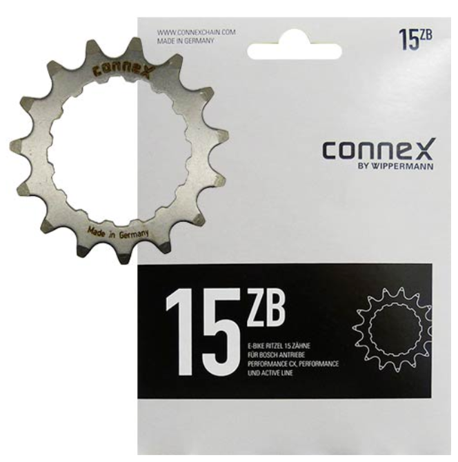 CONNEX E-Bike Antriebsritzel für BOSCH E-Bike Antriebe der 2. Generation mit 14 bis 22 Zähne - Original