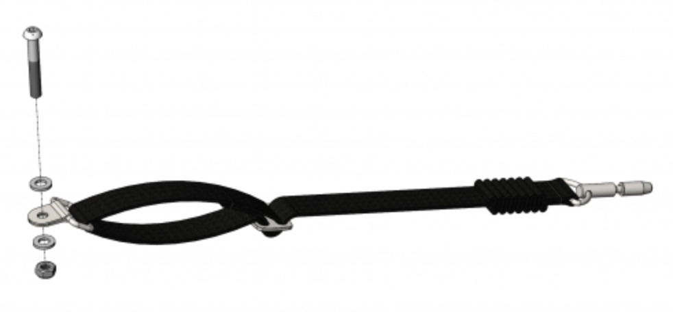 CROOZER Anhänger Deichselfangband-Set ab Modell 2019 - Original > 123600024