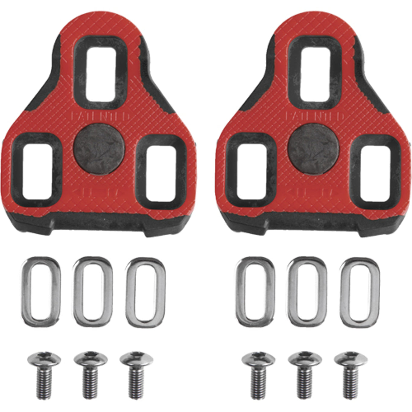 ASISTA Pedal-Schuplatten Set für LOOK-Pedal "KEO" mit 9°, 7°, 4,5° oder 0° Bewegungsfreiheit