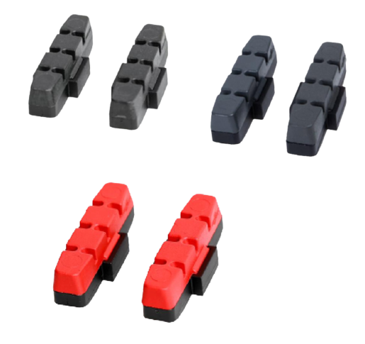 MAGURA Bremsbeläge für hydraulische Felgenbremsen HS11, HS22 oder HS33 - Versionen SCHWARZ, GRAU, ROT - Original