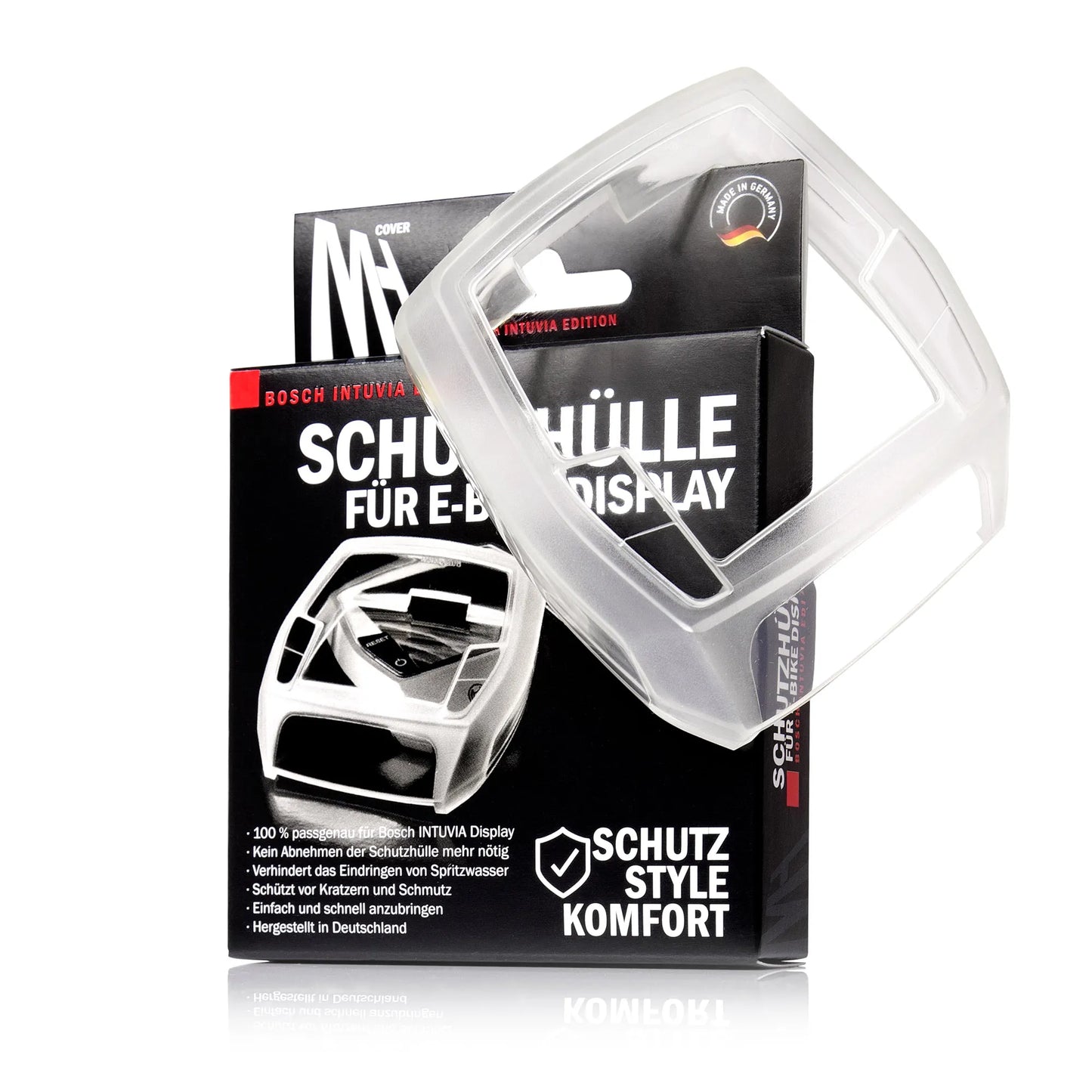 MH Cover Display-Schutzhülle für BOSCH E-Bike "INTUVIA"-Display - mit Schutzscheibe - Original