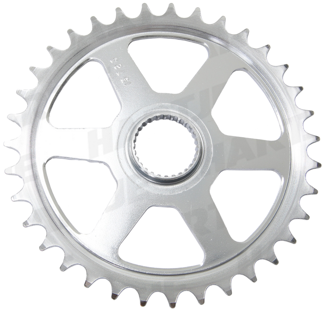 Kettenblatt für PANASONIC E-Bike Mittelmotor bis 2013 in Stahl verchromt mit 35 oder 41 Zähne