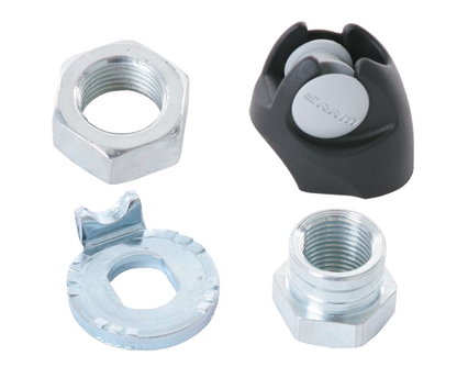 Achsbefestigungssatz für SRAM T3 3-Gang Getriebenabe – Original Ersatzteile inkl. Umlenkrolle